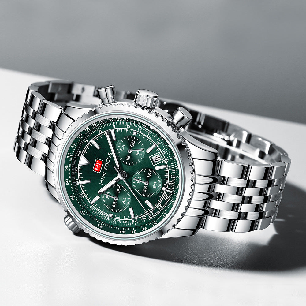 Luxury Military Watch for Men Waterproof Luminous Date Chronograph Man Watch Sport Quartz Stainless Steel Men's Watches