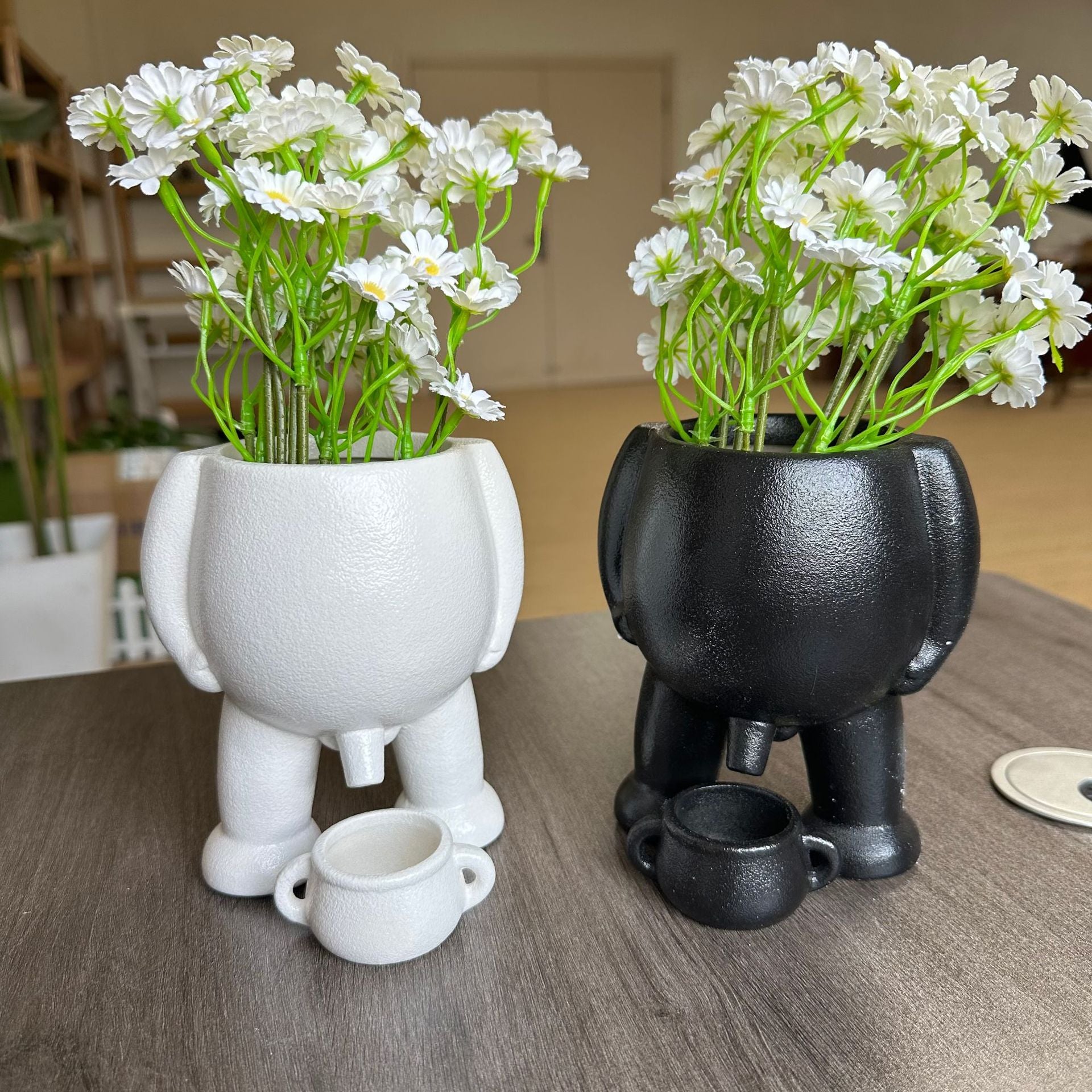 Succulent Ceramic Flower Pot Living Room Creative Human Body Vase Decoration