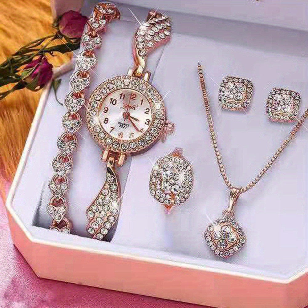 5pcs/set women's fashion watch set