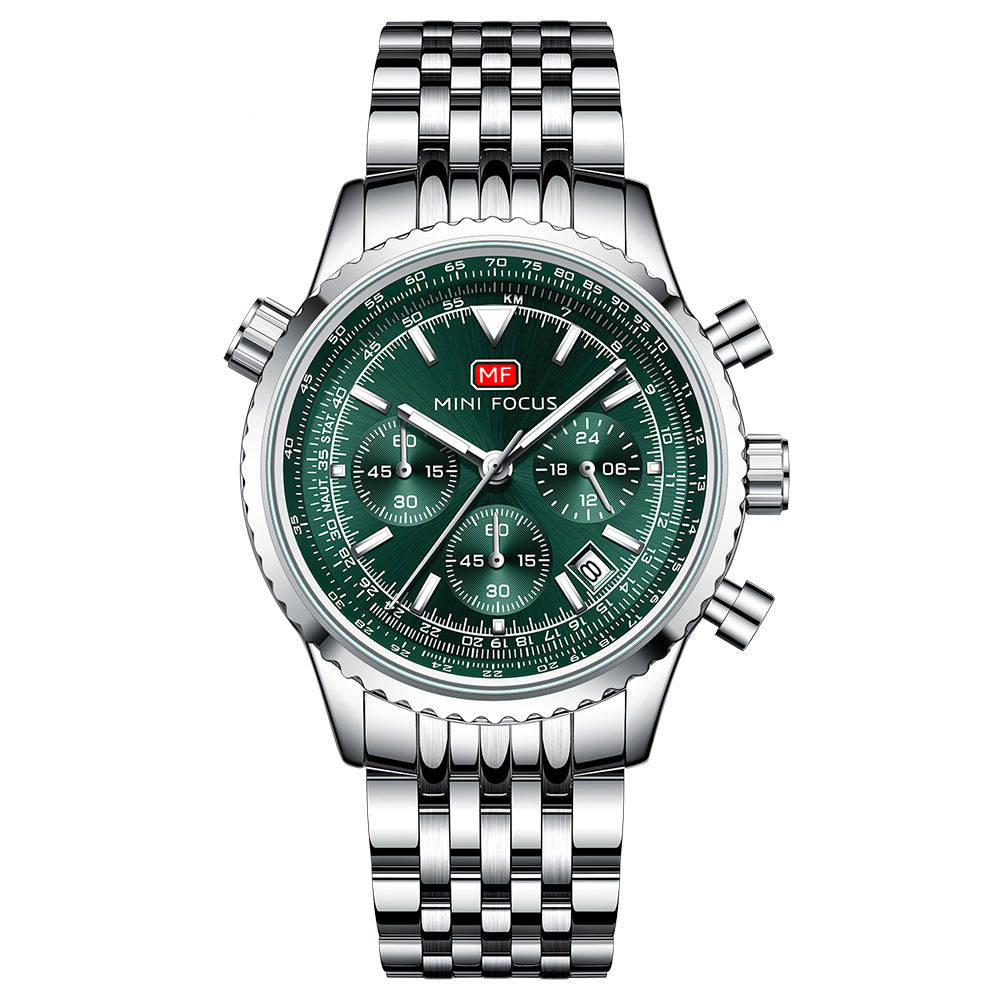 Luxury Military Watch for Men Waterproof Luminous Date Chronograph Man Watch Sport Quartz Stainless Steel Men's Watches