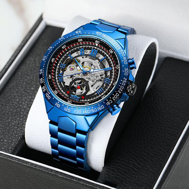 Winner Mechanical Sport Design Bezel Fashion Watch Mens Watches Top Brand Luxury Montre Homme Clock Men Automatic Skeleton Watch