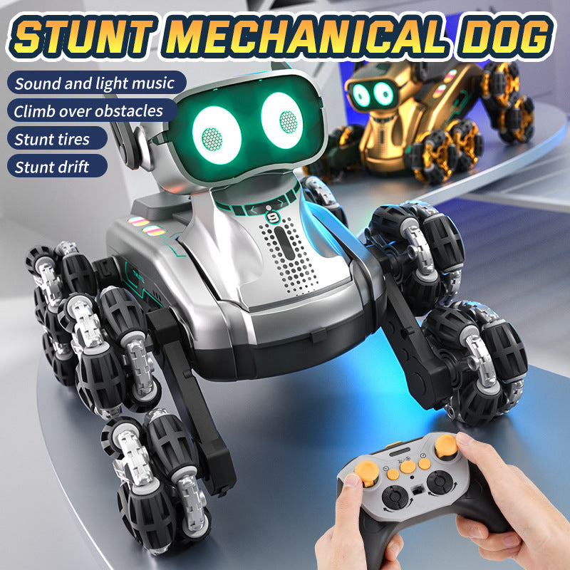 Mechanical Dog Stunt Remote Control Toy Car