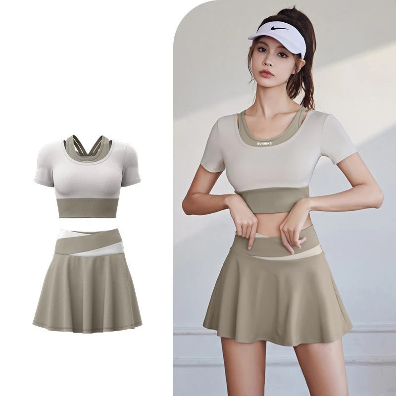 2Pcs Women's gym yoga set Professional training sports