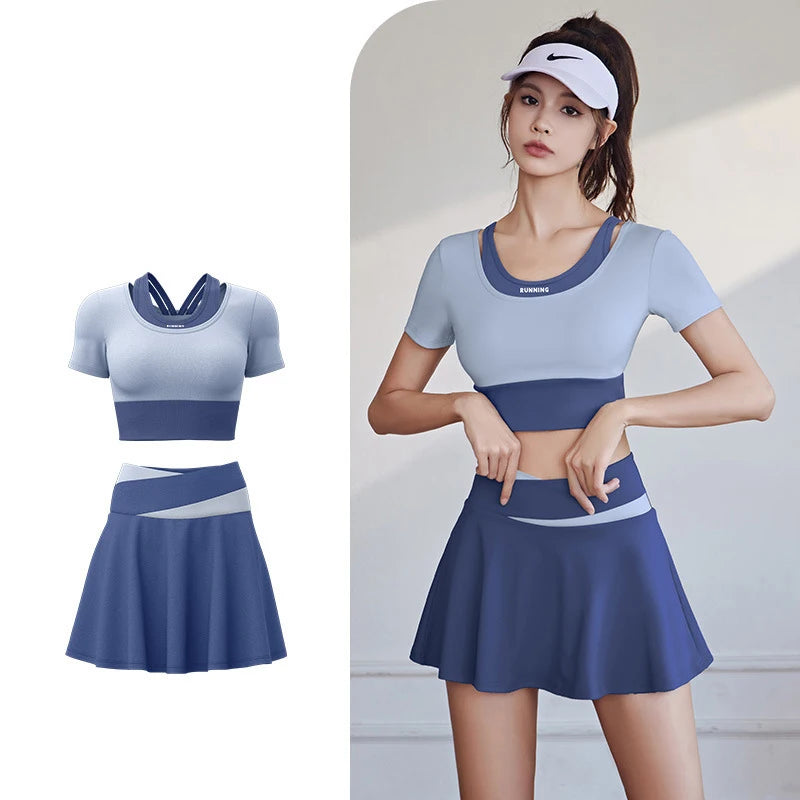 2Pcs Women's gym yoga set Professional training sports
