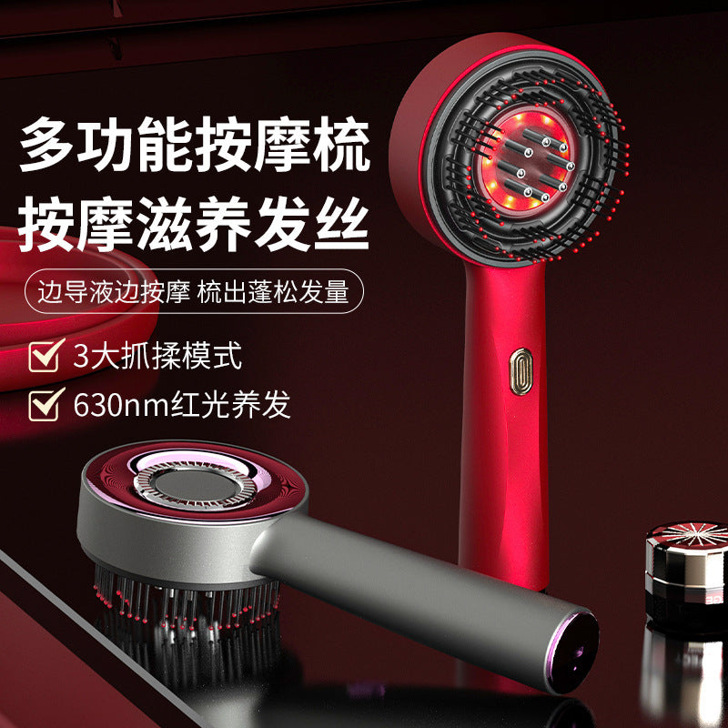 Scalp applicator, needle stone hair care comb, kneading scalp massager, liquid guide hair generator, red light hair care comb, massage comb