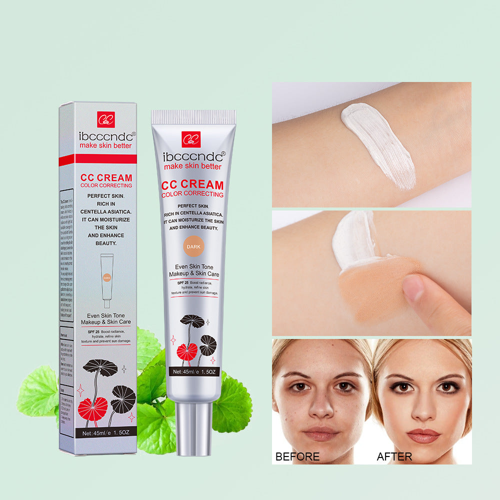 Moisturizing Correcting CC Cream Waterproof Anti-sweat Makeup Before Concealer Lasting Women Makeup Protect Skin Erborian Make