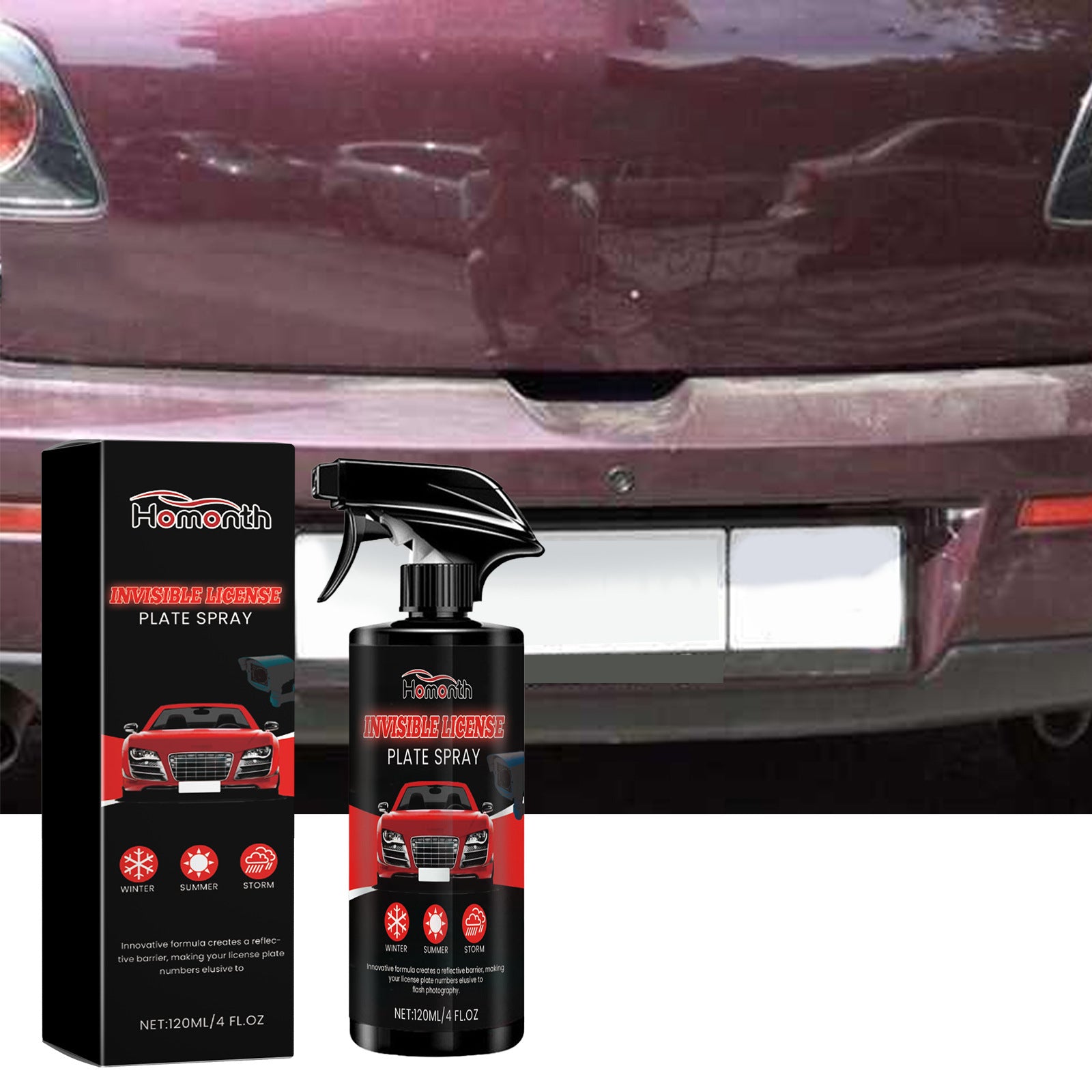 Homonth Car Spray Car body coating Long-lasting daily easy to carry protective car spray