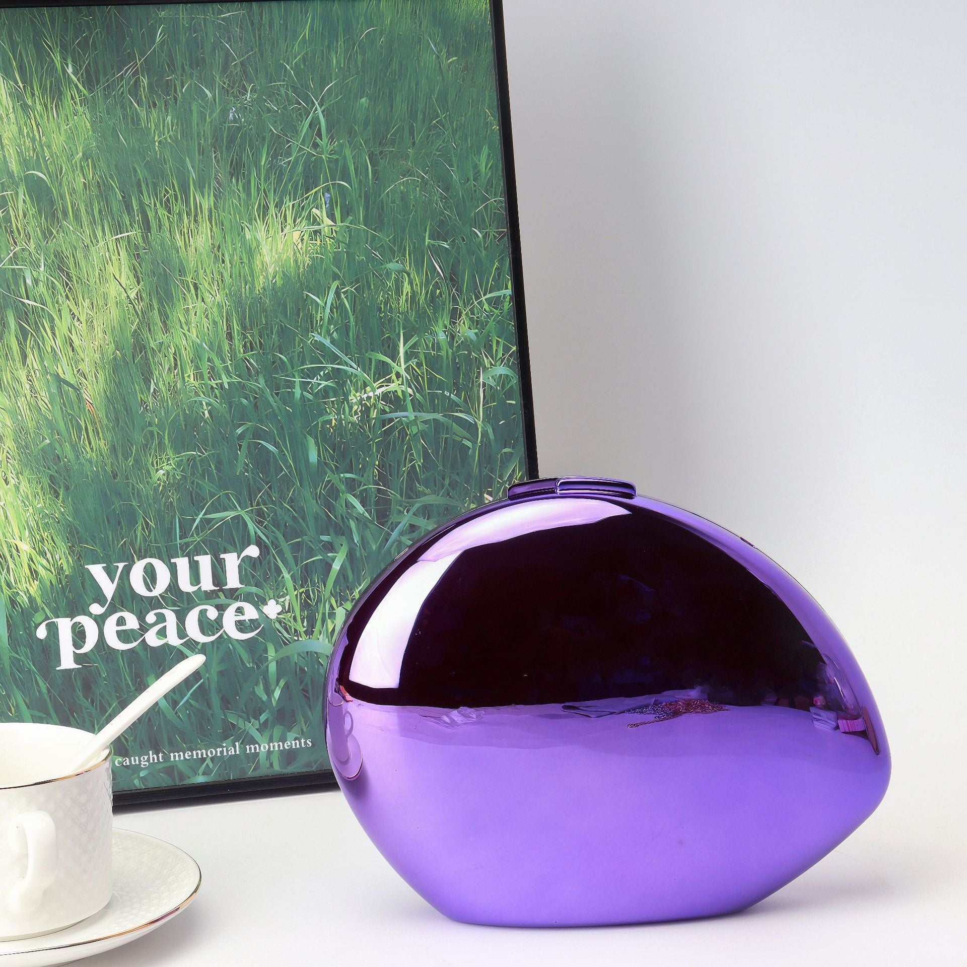 Golden Acrylic Metallic Goose Egg Box Banquet Clutch