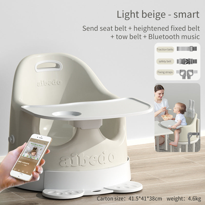 Aibedo Baby Dining Chair Baby Learning Chair Sofa Music Dining Chair