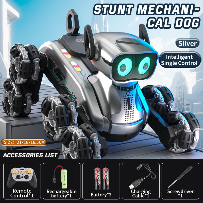 Mechanical Dog Stunt Remote Control Toy Car