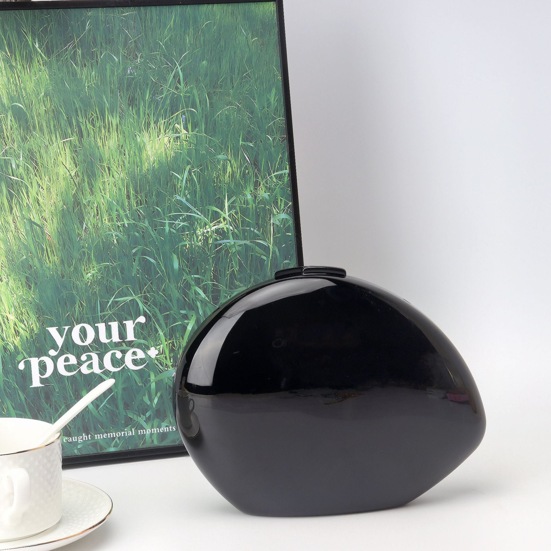 Golden Acrylic Metallic Goose Egg Box Banquet Clutch