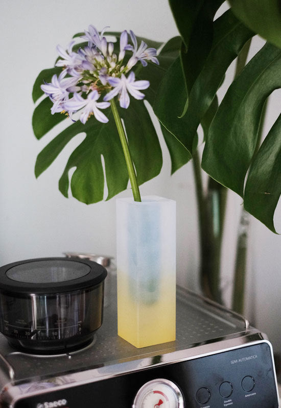 Minimalist Nordic ins Acrylic Vase Square Column Glass Bubble Flower Utensils Flower Water