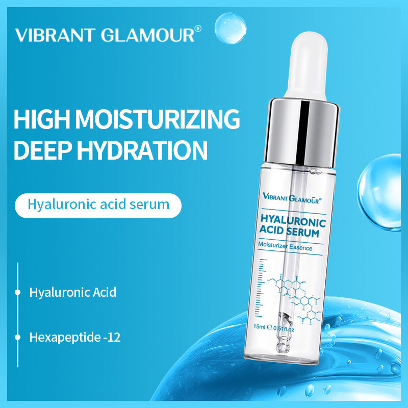 Cross border special hyaluronic acid base solution is a genuine moisturizing elastic, wrinkle removing, firming, light texture, anti-aging repair essence