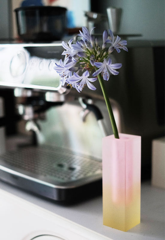 Minimalist Nordic ins Acrylic Vase Square Column Glass Bubble Flower Utensils Flower Water