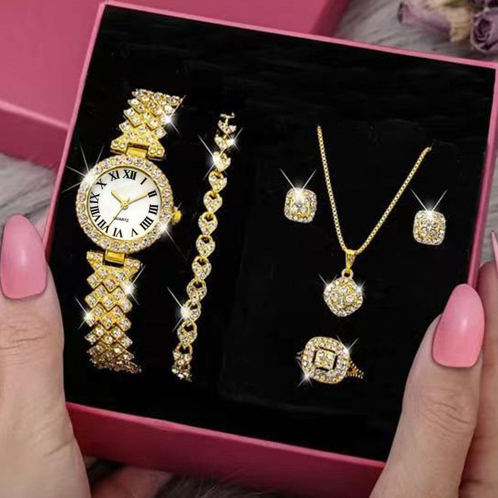 5pcs/set women's fashion watch set