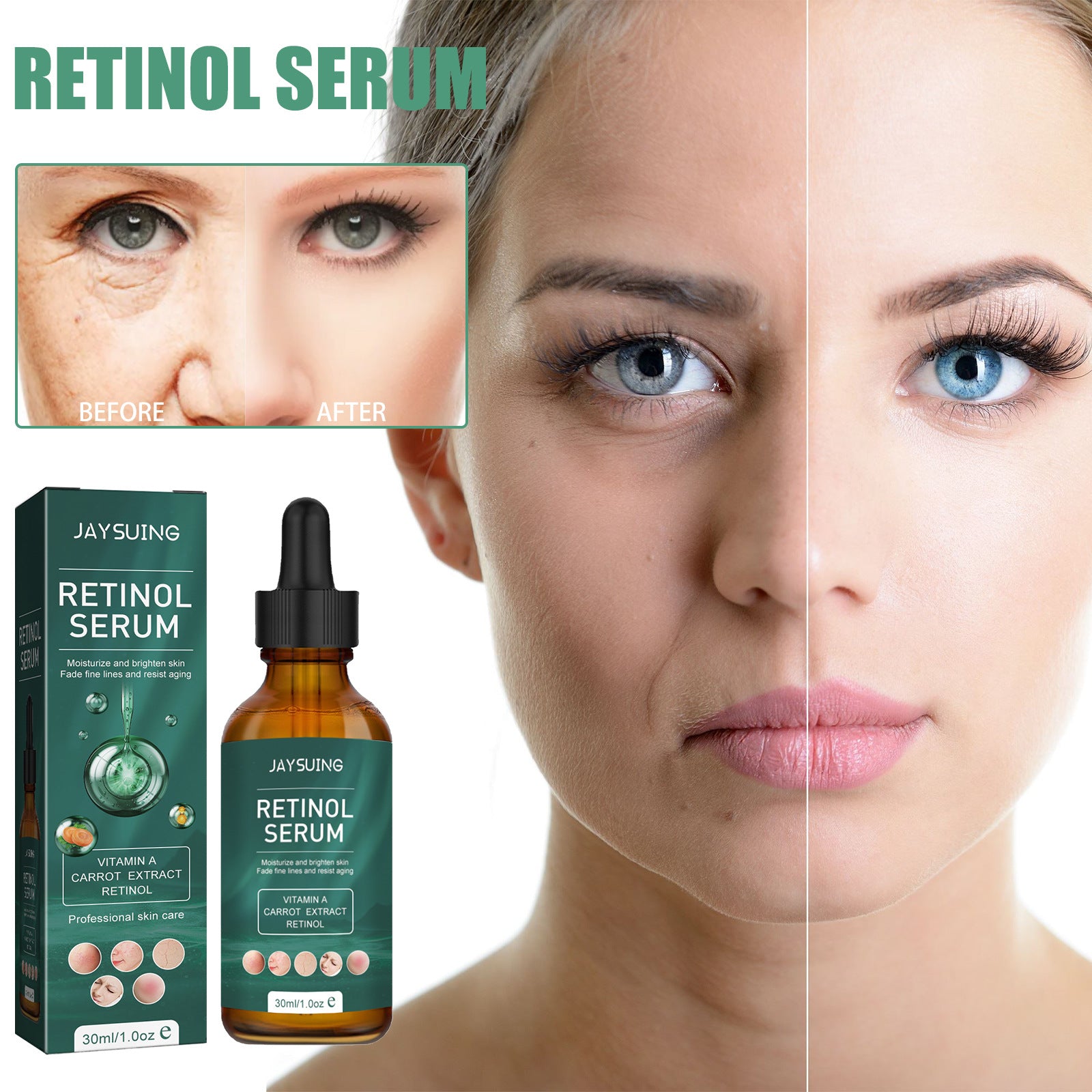 Retinol Firming Elastic Facial Care Solution