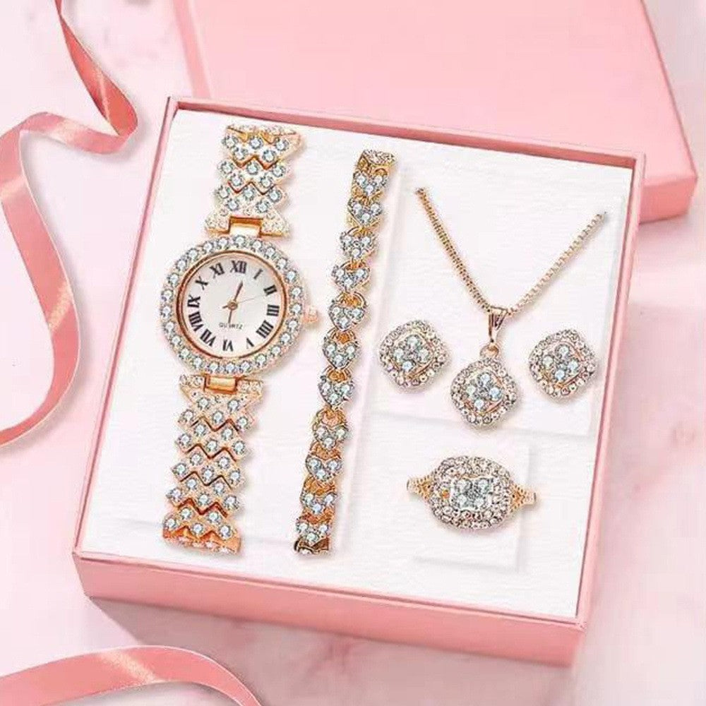5pcs/set women's fashion watch set