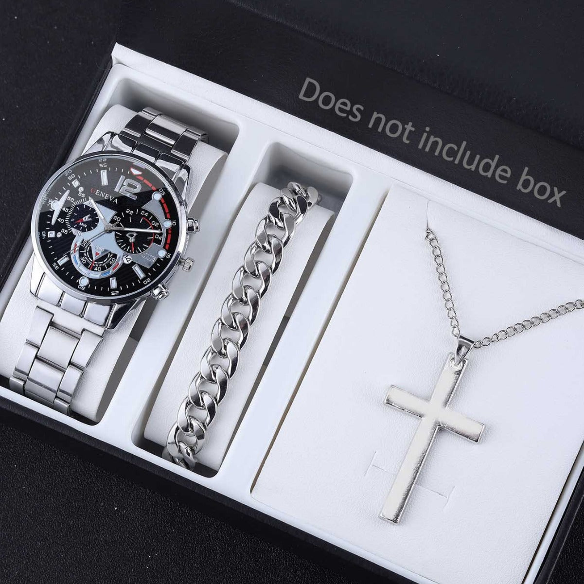 Men's watch Classic Chinese style men's bracelet necklace set