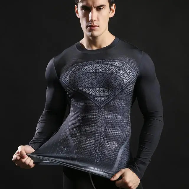 Winter Soldier Tshirts 3d Printed Long Sleeve Tops Men