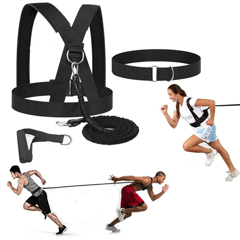 Training Pull Rope Track Field Running Explosive Force Jumping