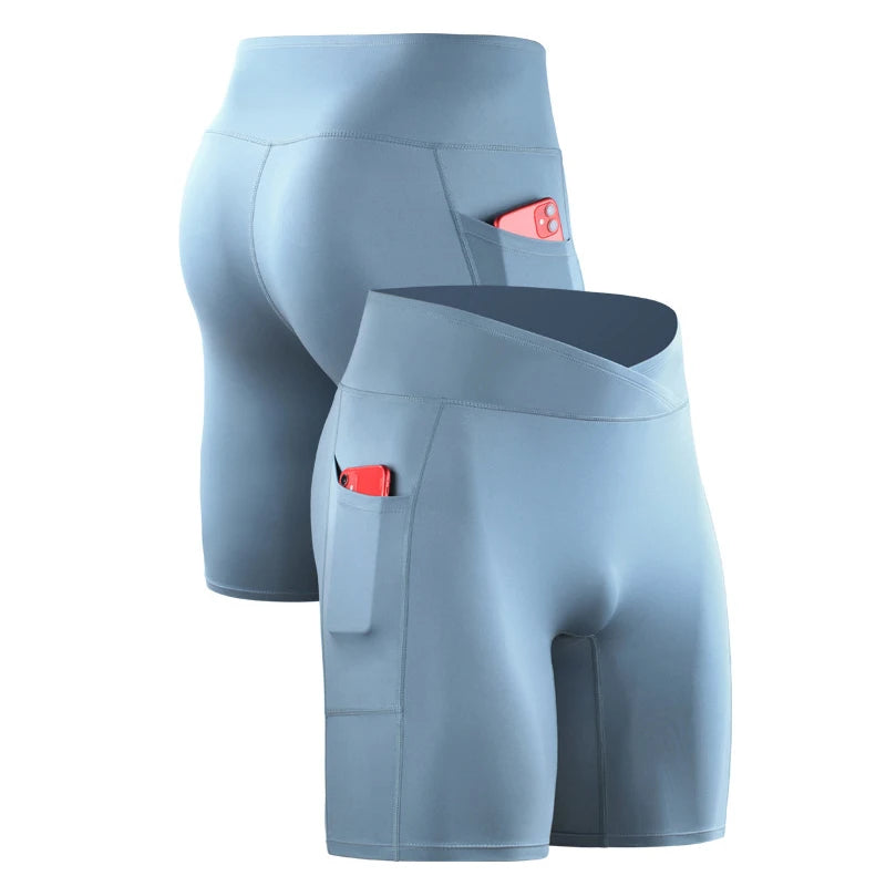 Male Compression Shorts Gym Tights Jogging Marathon Leggings