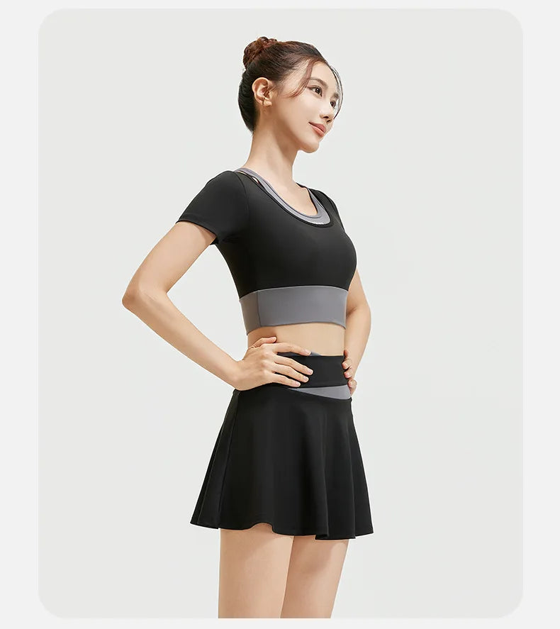 2Pcs Women's gym yoga set Professional training sports