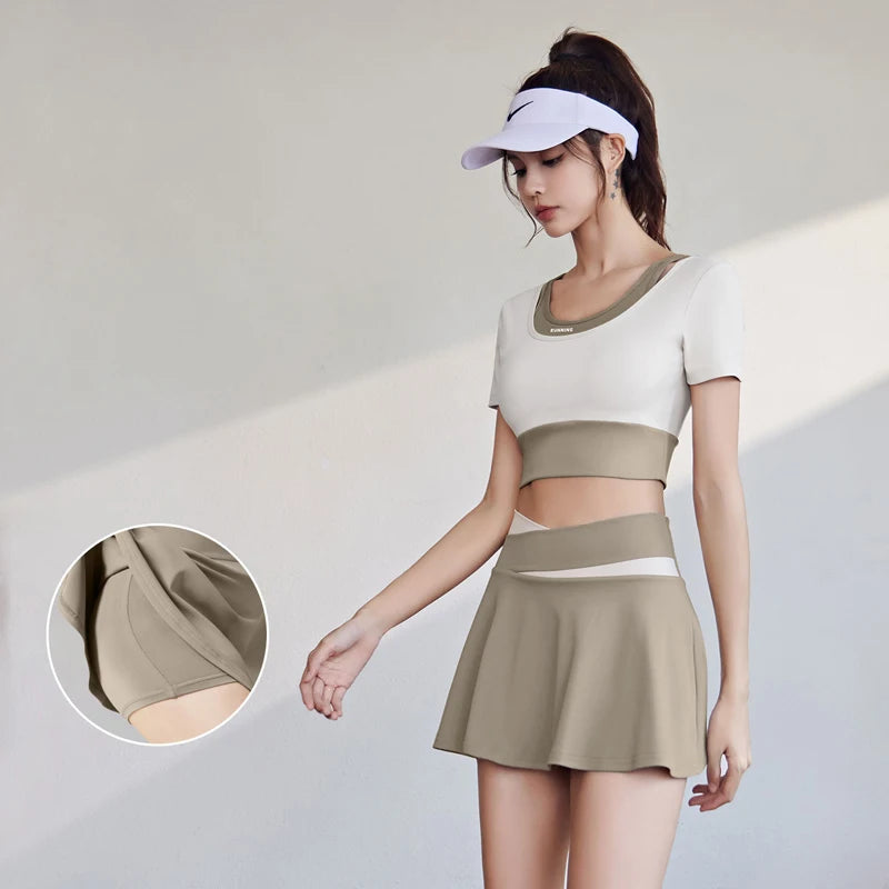 2Pcs Women's gym yoga set Professional training sports