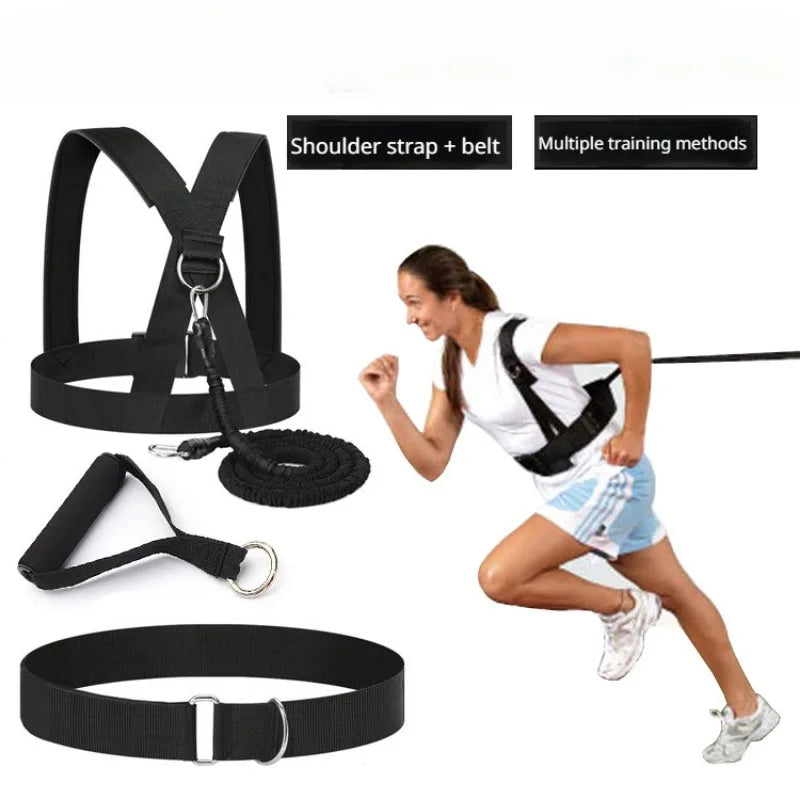 Training Pull Rope Track Field Running Explosive Force Jumping