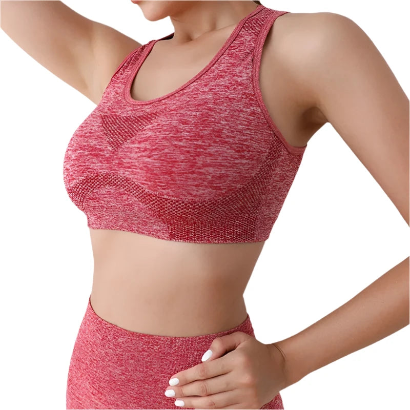 Women Yoga Set Gym Vest Shorts Sport Bras Workout