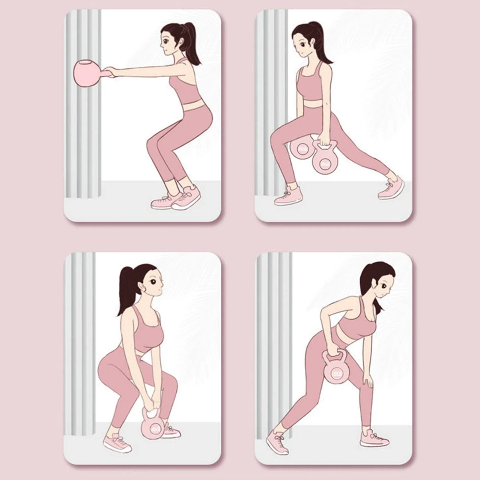 Women Kettlebell Weights 4.4 Lb Wide Grip Kettlebell