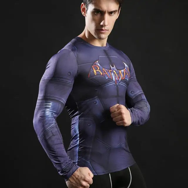 Winter Soldier Tshirts 3d Printed Long Sleeve Tops Men