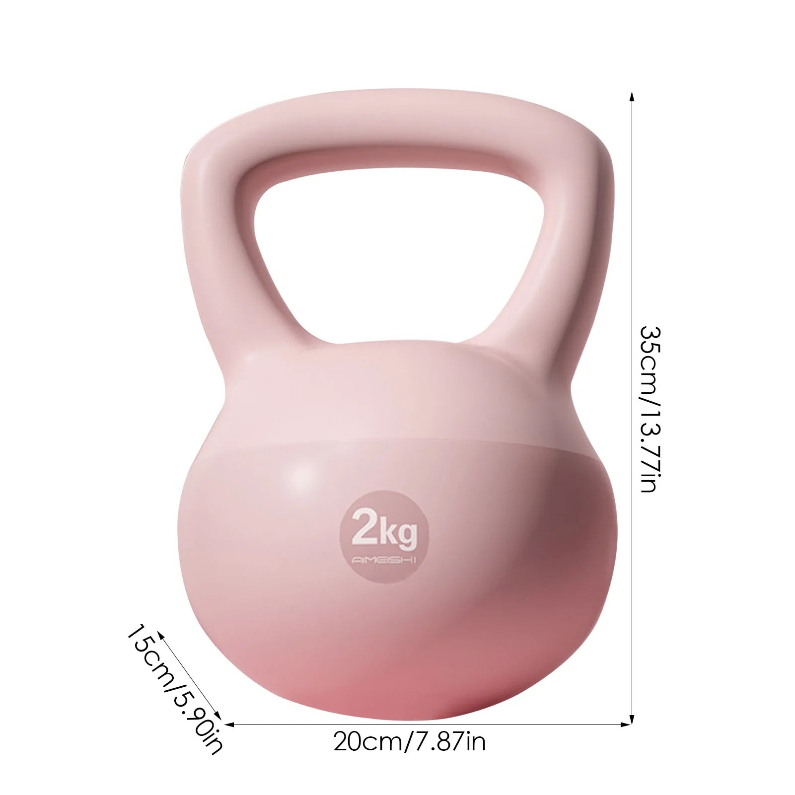 Women Kettlebell Weights 4.4 Lb Wide Grip Kettlebell