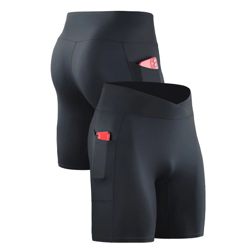 Male Compression Shorts Gym Tights Jogging Marathon Leggings