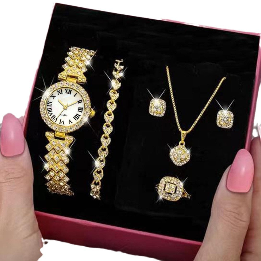 5pcs/set women's fashion watch set