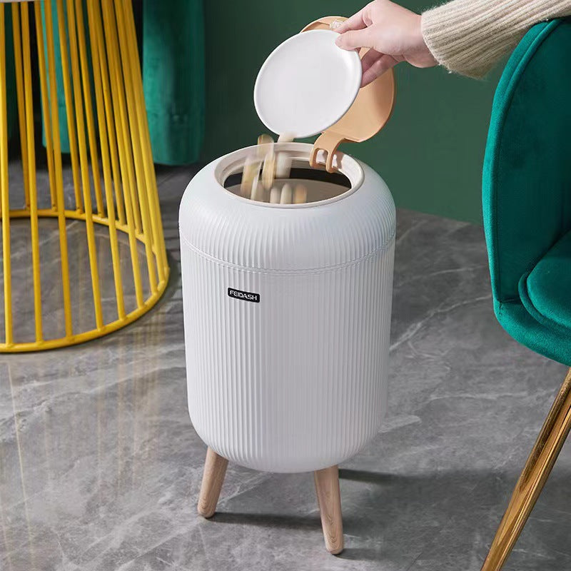 Smart Sensing Luxury Trash Can Household Living Room Bedroom Touchless Automatic Self Sealing Kitchen Recycle Waste Bin with Lid