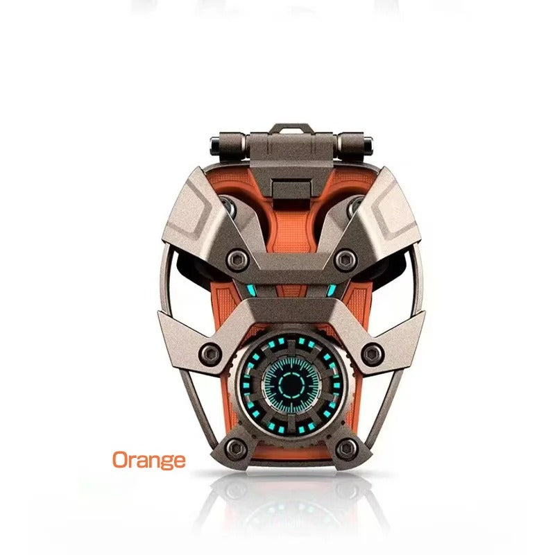Mecha Game Music Earphones 5.3 Bluetooth Headset Low Latency In-Ear Dual Mic ENC Noise Reduction TWS Earbuds Headphones