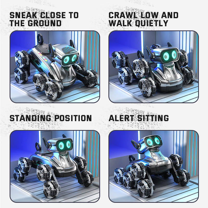 Mechanical Dog Stunt Remote Control Toy Car